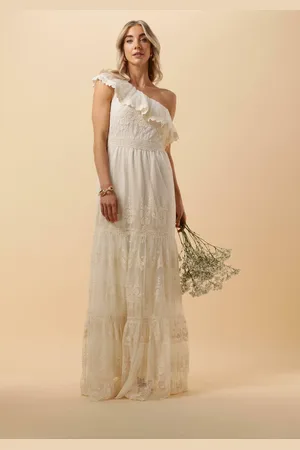 Y.A.S Dames Bruidsmode Yasfeeleloise Os Midi Dress - Celeb - - Maat XL