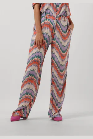 FREEBIRD Dames Broeken Wv-aop-crinkle-vis-23-1.1 - - Maat XL