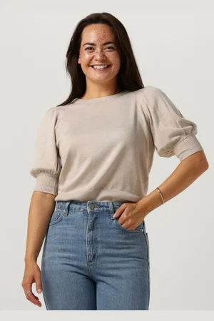 Minus Dames Tops & T-shirts Liva Knit Tee - - Maat XL