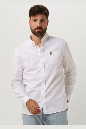 Lyle & Scott Heren Overhemden Regular Fit Light Weight Oxford Shirt - - Maat XL