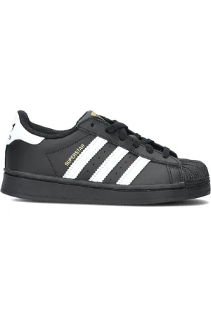 Adidas superstar shop zwart heren sale