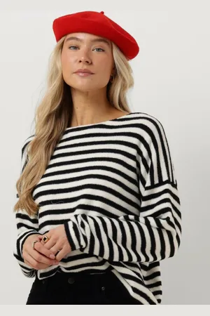 Catwalk Junkie Dames Truien & Vesten Kn Soft Stripe - - Maat 34