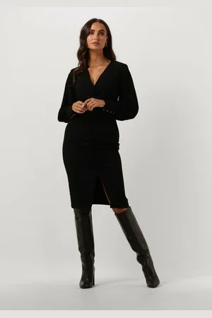 Access Dames Jurken Ruched Dress With V Neckline - - Maat 34