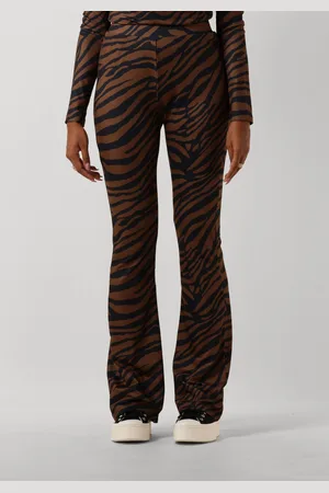 NOTRE-V Dames Broeken Nv Celeste Flared Pants - - Maat XS