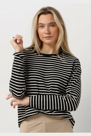 penn ink Dames Truien & Vesten Sweater Stripe - - Maat XS