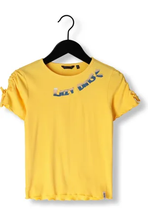 NoNo Meisjes Tops & T-shirts Kim Rib Jersey Tshirt Pull Up Sleeve - - Maat 104