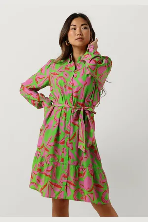 POM Amsterdam Dames Jurken Afrque Dress - - Maat 34