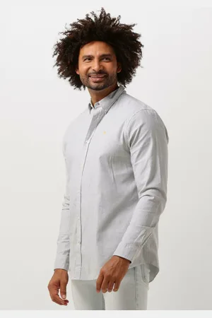Scotch&Soda Heren Overhemden Essential Oxford Stripe Shirt - - Maat XL