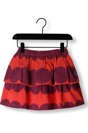 Jelly Mallow Meisjes Rokken Dot Short Tiered Skirt - - Maat 4-5Y