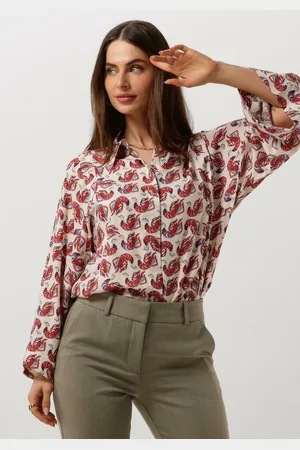POM Amsterdam Dames Blouses Fete Du Shrimp Blouse - - Maat 34
