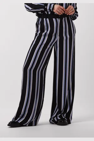 Vanilia Dames Broeken Striped Wide Leg - - Maat 34