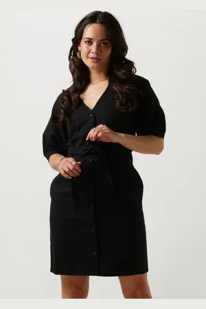 ANOTHER LABEL Dames Jurken Liva Dress S/s - - Maat XS