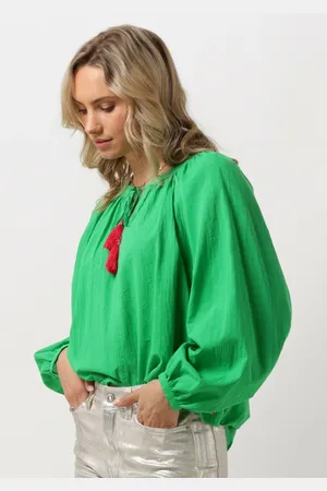 Scotch&Soda Dames Blouses Balloon Sleeve Top - - Maat 34