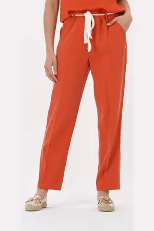 Liu Jo Dames Broeken Ecs Pant. Chain H.w. - - Maat 34