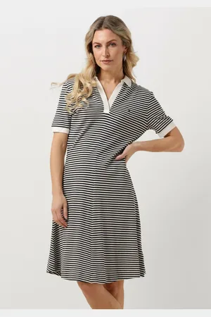 Tommy Hilfiger Dames Jurken F+f Open Plcktlycll Polo Dress - - Maat XL