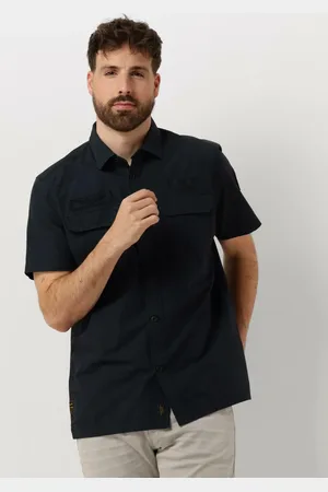 PME Legend™ Heren Overhemden Short Sleeve Shirt Ctn Ottoman - - Maat XL