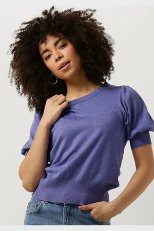 Minus Dames Tops & T-shirts Liva Knit Tee - - Maat XL