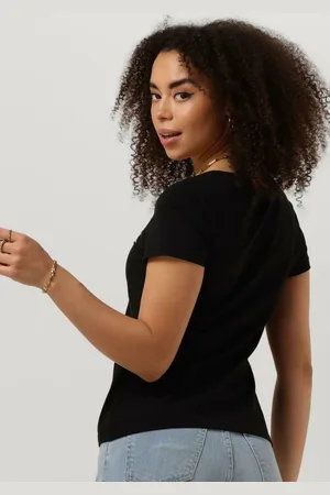 Calvin Klein Dames Tops & T-shirts Ck Embroidery Stretch - - Maat XS