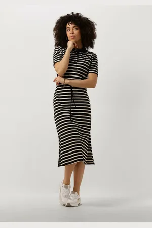 Tommy Hilfiger Dames Jurken Reg Breton Midi Polo Dress - - Maat XS