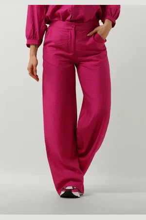 POM Amsterdam Dames Broeken Fuchsia Pants - - Maat 34