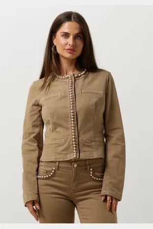 Liu Jo Dames Jassen Drill Stretch Mix Jacket - - Maat 36