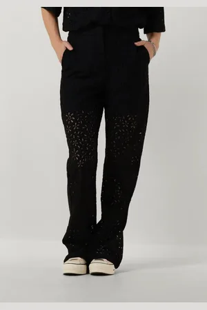 SELECTED Dames Broeken Slfkarola Hw Flared Lace Pant - - Maat 36