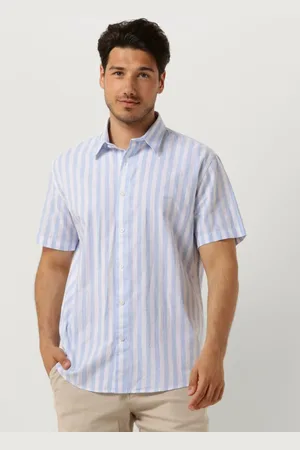 SELECTED Heren Overhemden Slhregnew-linen Shirt Ss Classic - - Maat XL