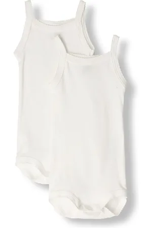 Petit Bateau Baby Rompers 2 Bodies A Bretelles - - Maat 62