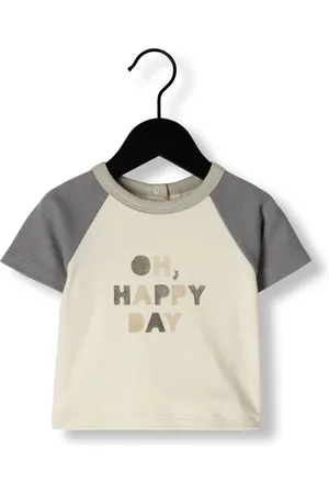 Quincy Mae Baby Tops & T-shirts Color Block Raglan Tee - - Maat 50/62