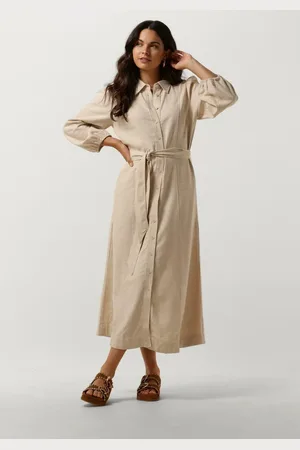 Y.A.S Dames Jurken Yasflaxy 3/4 Linen Shirt Dress - - Maat 34
