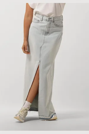 Catwalk Junkie Dames Rokken Maxi Denim Skirt - - Maat 34