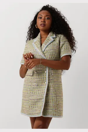 Y.A.S Dames Jurken Yastweedsta Ss Waistcoat Dress - - Maat XL