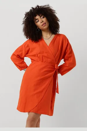 MSCH Dames Jurken Mschmirilla 3/4 Wrap Dress - - Maat XS