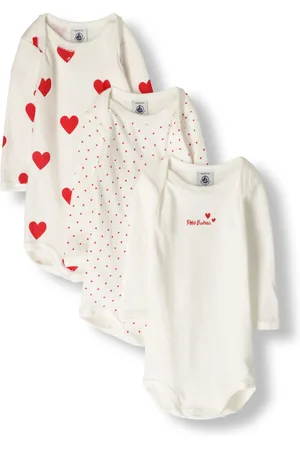 Petit Bateau Baby Rompers 3 Bodies Us Ml - - Maat 62