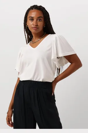 Minus Dames Tops & T-shirts Rianne V-neck T-shirt - - Maat XL