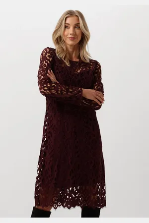 Vanilia Dames Jurken Lace Midi Dress - - Maat XL