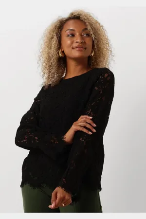 Y.A.S Dames Tops & T-shirts Yasperla Ls Lace Top - - Maat XS