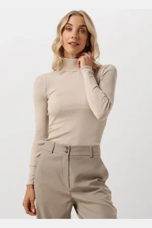 Rosemunde Dames Truien & Vesten Silk T-shirt W/ Roller Neck - - Maat XL