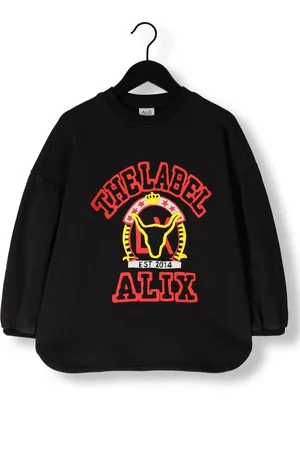 Alix the label Meisjes Jurken Varsity Sweat Dress - - Maat 122/128
