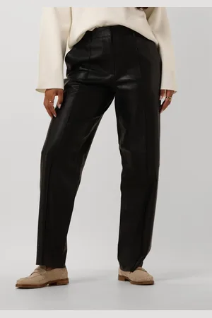 SELECTED Dames Broeken Slfannemai Mw Leather Pant - - Maat 36
