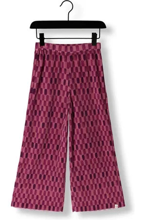 Your Wishes Meisjes Broeken Carre Wide Leg Pants - - Maat 116