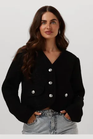 Neo Noir Dames Truien & Vesten Manua Boucle Jacket - - Maat 36