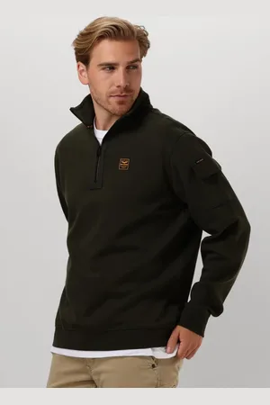 PME Legend™ Heren Truien & Vesten Half Zip Collar Interlock Jersey - - Maat XL