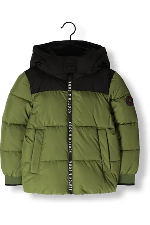 Scotch&Soda Jongens Jassen Water Repellent Hooded Puffer Jacket - - Maat 104