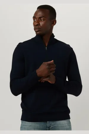 SELECTED Heren Truien & Vesten Slhberg Half Zip Cardigan Noos - - Maat XL