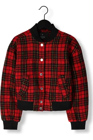 Nik & Nik Meisjes Jassen Tartan Bomber - - Maat 128