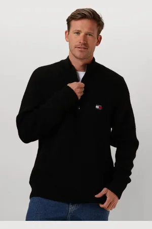 Tommy Hilfiger Heren Truien & Vesten Tjm Reg 1/4 Zip Raglan Badge - - Maat XXL
