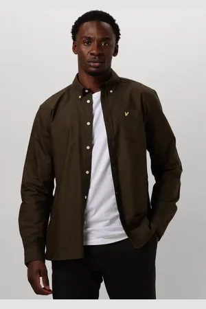 Lyle & Scott Heren Overhemden Plain Oxford Shirt - - Maat XS