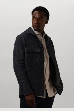 Profuomo Heren Overshirts Overshirt Twill N - - Maat S