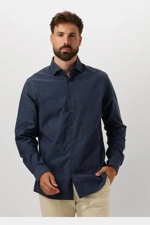 Profuomo Heren Overhemden Shirt Cutaway Sc Sf - - Maat 38